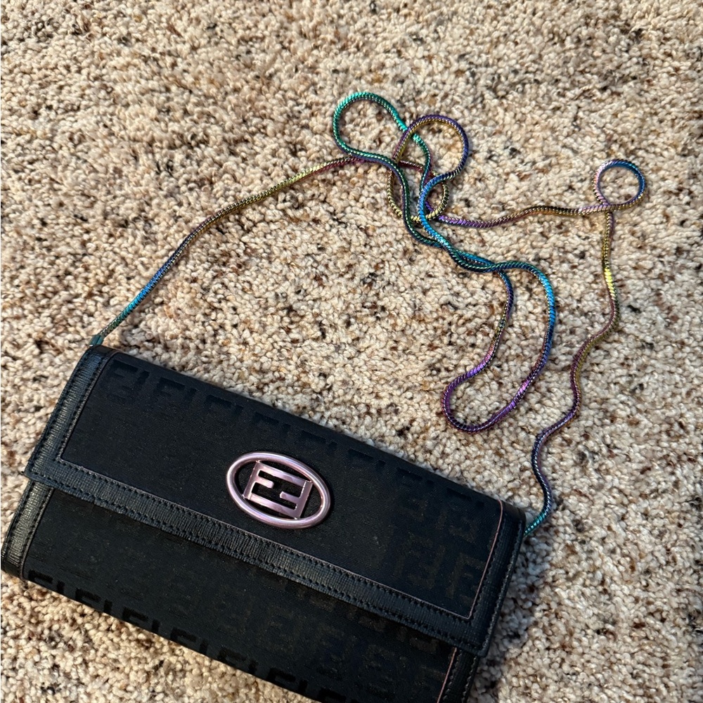 Fendi Pink Leather Wallet